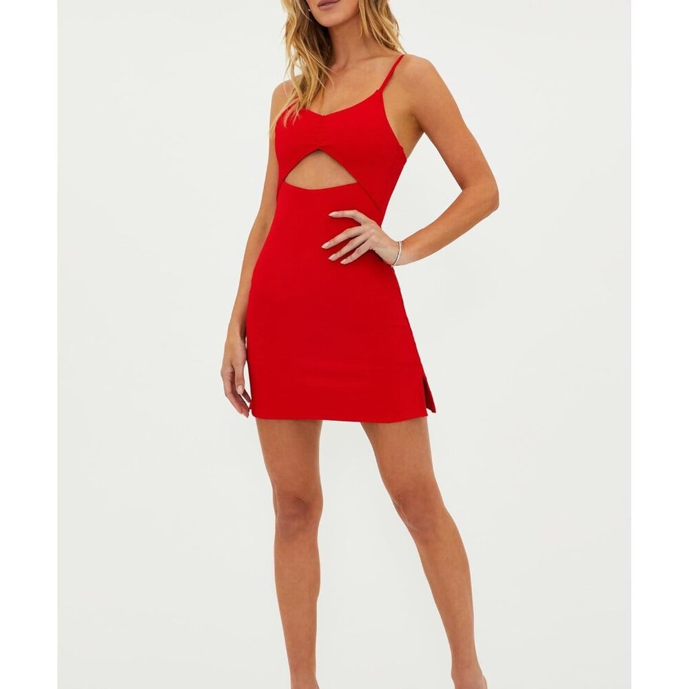 NWT Beach Riot Red Jewel Workout Dress